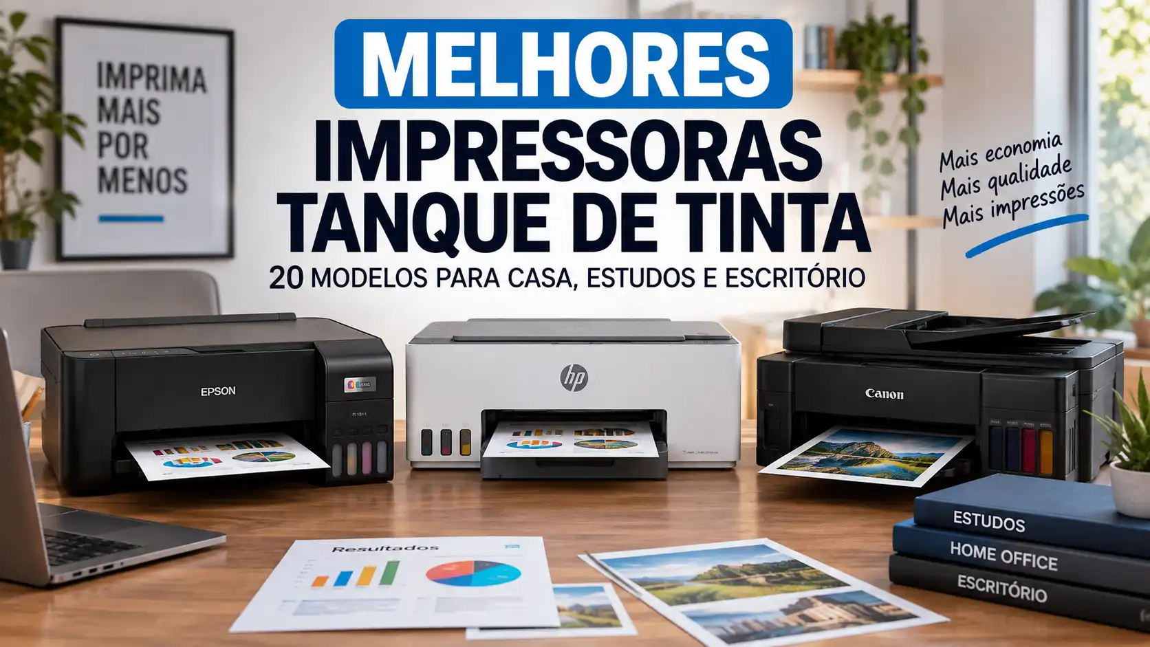 Melhores impressoras tanque de tinta para casa, estudos e escritório